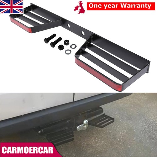 Twin rear towbar - towbar, step
