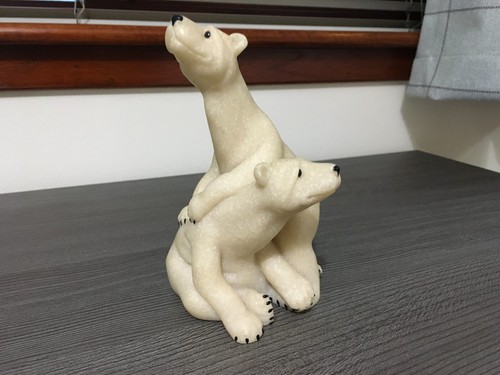Polar bears figurine peter - figurine, &