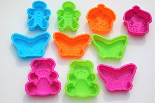 Silicone cake jelly moulds - -,