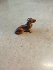 Vintage Lomonsov Miniature Dachshund Ornament Made in USSR.