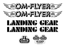 SE Racing "OM FLYER" decal set