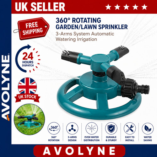 360 rotating garden lawn - rotating, garden/lawn