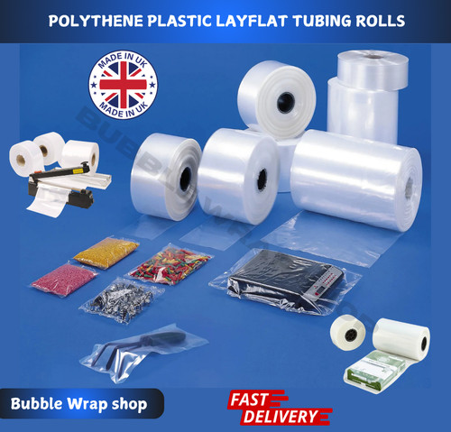 Rolls clear polythene - of,