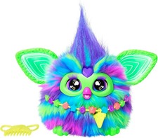 Furby Galaxy Glow in the Dark Interactive Plush Toy - English Version, Galaxy