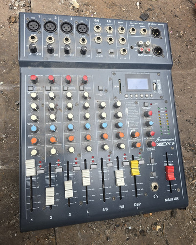 Studiomaster clubxs8 channel - studiomaster,