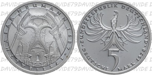 01340 germany 5 marks - germany, 1978