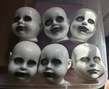 Halloween Prop - Doll Heads Without Eyes