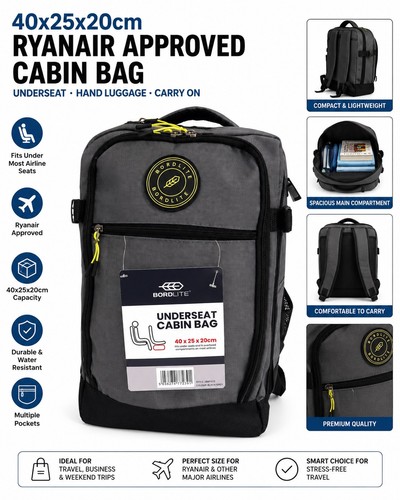 40x25x20cm ryanair approved - ryanair,