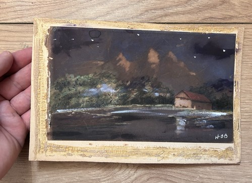 Antique original watercolour - antique,