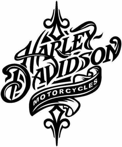 Small harley davidson - small, 5"