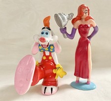Vintage 1987 Who Framed Roger Rabbit + Jessica Figure Amblin PVC Cake Topper