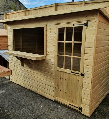 10x6 garden bar - pub, wooden