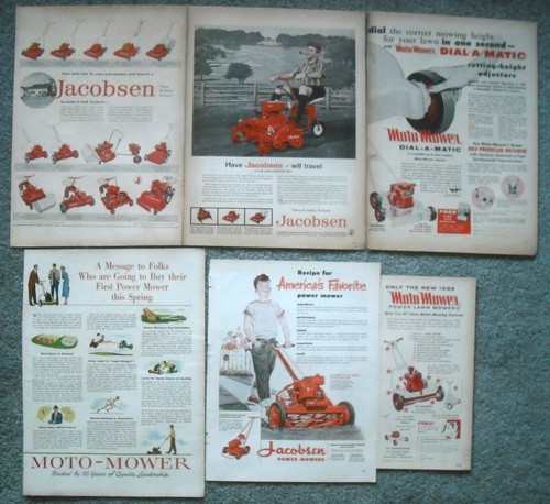Vintage 1950s lawn mower - mower, lot