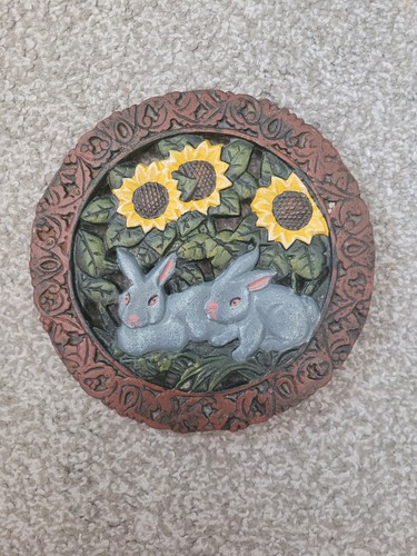 Vintage cast iron trivet roun - vintage,