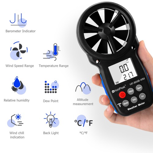 Digital wind meter - digital,