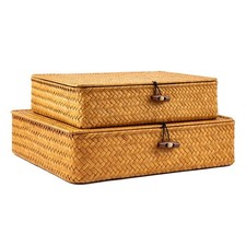 2-Pack Seagrass Storage Box