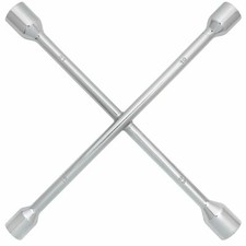 4 Way Universal Wheel Brace Nut Rim Wrench Cross Hand Tool 17MM 19MM 21MM 23MM