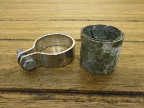 Gl1000 goldwing exhaust clamp - gl1000,