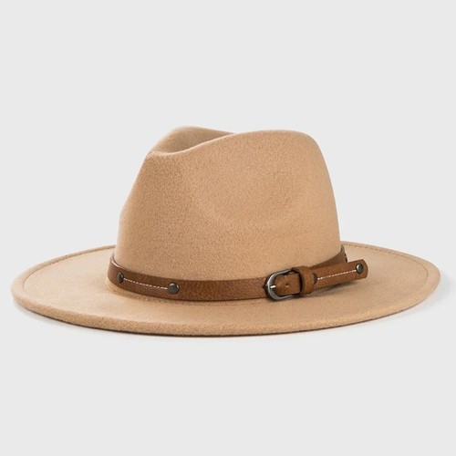 Wool fedora hat for men - hat,
