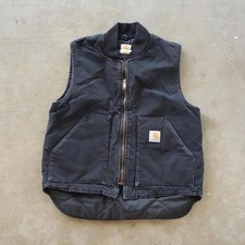 Vintage Y2K black carhartt workwear / streetwear vest workwear 