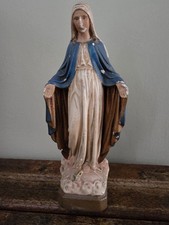 Virgin Mary Chalkware Plaster