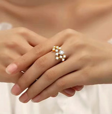 GENUINE Moissanite Ring