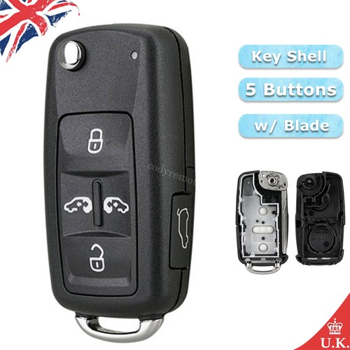 Button flip key fob case - flip,