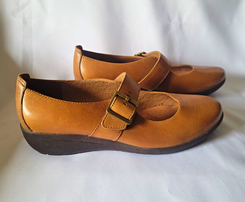 Clarks active air tan leather - active,