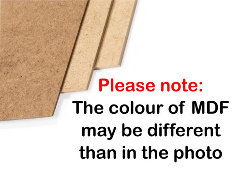 3mm mdf sheet - a4, quality