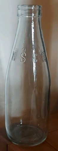 Vintage embossed d milk - vintage,