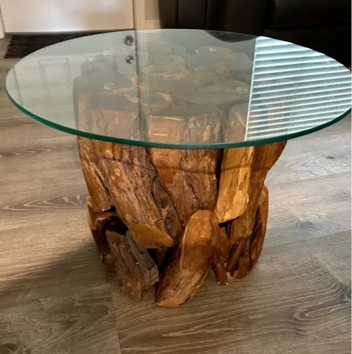 Teak root coffee - table, rustic