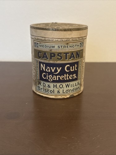 Vintage capstan navy cut paper - navy,