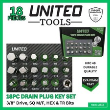 18PC 3/8" Dr Master Drain Plug