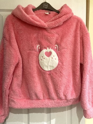 Care bears fluffy hoodie worn - bears,