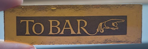 Stained glass bar - glass, to