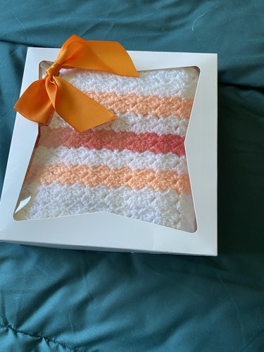 Crochet baby blanket - crochet, in