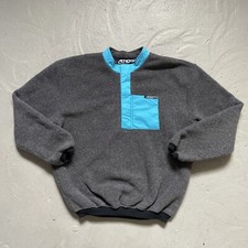 Vintage Aerostich Polartec Fleece Baselayer Motorcycle Sweater Made In USA XL