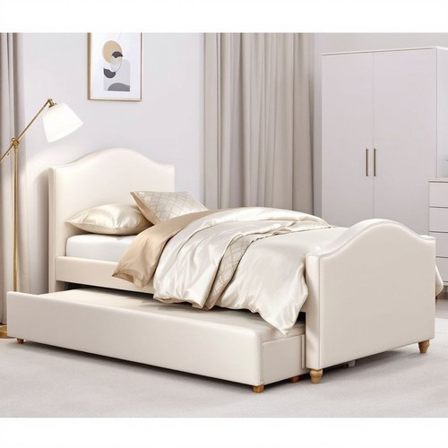 Trundle bed plush velvet 3ft - plush,