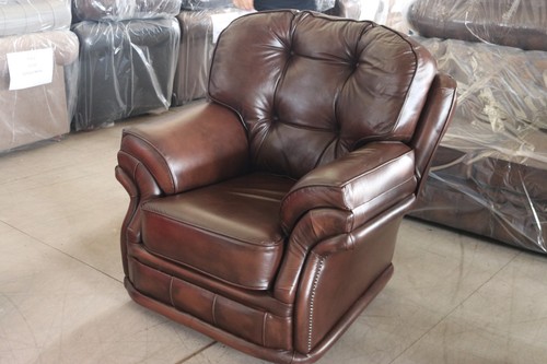 High back chair - back, brown