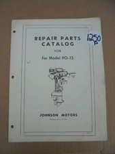 JOHNSON MOTORS REPAIR PARTS