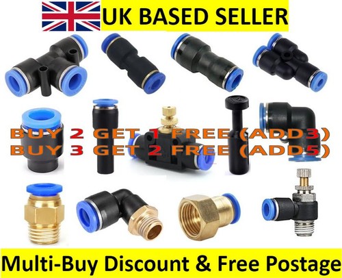 Pneumatic push fitting air - pneumatic,