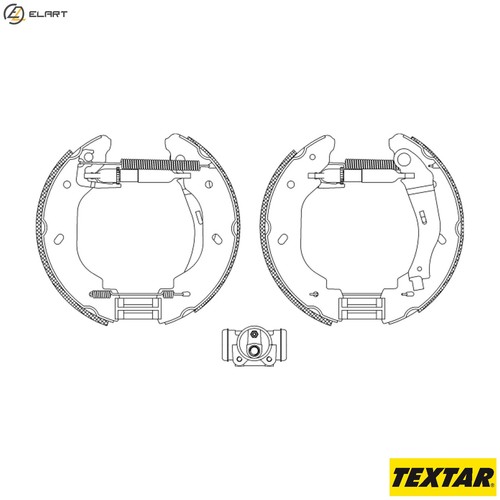 Brake shoe set 84059100 - set,
