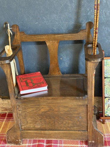 Vintage monks bench umbrella - monks,