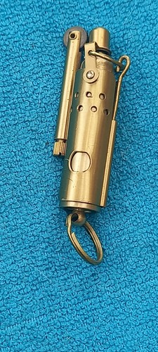 Brass petrol lighter - petrol,