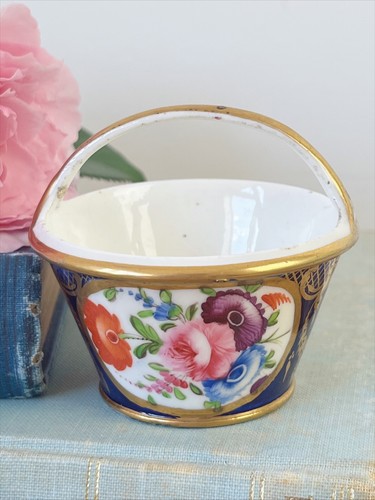 Antique coalport miniature pot - coalport,