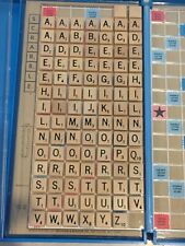 Replacement Wood Wooden Tiles Letters DELUXE TRAVEL EDITION SCRABBLE SMALL TILES