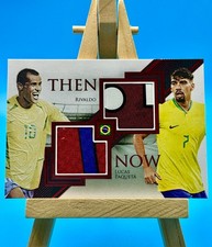 Rivaldo & Lucas Paqueta | 2025 Futera Then & Now Patch /5 – Brazil & West Ham