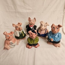 6 x Natwest Wade Pig Family