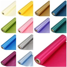 Satin Fabric Roll - 29cm x 20m Florist Wedding Balloon Event Sash Bow Table Swag