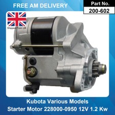 Starter Motor For Kubota